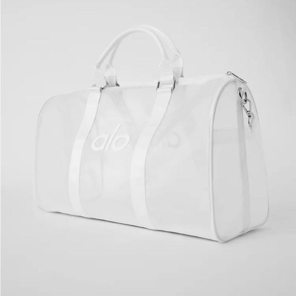 Alo yoga Sheer Duffle white NWOT